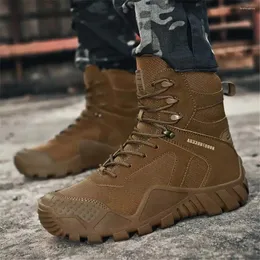 Stiefel Größe 46 Echtes Leder Hohe Schuhe Herren Luxus Boot Man Sneakers Sport Trending Produkte 2024 Life Street