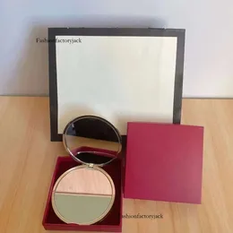 GUUUUGI Brand Miroir Double Facettes Double Mirror DUO Makeup Mirror with Dusk Bag Compact Mirrors Makeup Tools