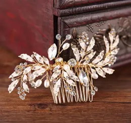 Headpieces 2019 Hair comb, gold rhinestone, wedding dress, accessories, comb, hair accessories, bridal jewelry