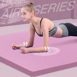 18560CM Thick Nonslip Yoga Mat Highdensity Sports Fitness For Home Pilates Gymnastics Exercise 240113