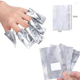 Kits de arte de unhas Ferramentas transfronteiriças Removedor de papel alumínio com ferramenta de tira de algodão 50/100