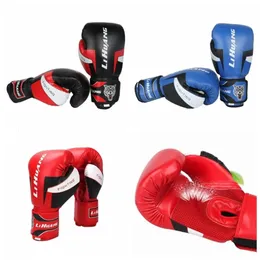 1 paio di guantoni da boxe resistenti all'usura Guanti da allenamento con fori traspiranti in pelle PU Dissipazione del calore Protezione delle mani 240112