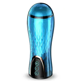 Brinquedos sexuais Xuanai copo de avião automático de cristal sucção elétrica clipe termostático sucção telescópica masculina auto-Nio produtos para adultos os meninos g r