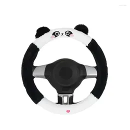 Steering Wheel Covers Ers Er Winter Fluffy Animal Wrap Sweat Absorption Short P Accessories For Cars Trucks Suvs Rvs Drop Delivery Aut Ote04