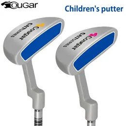 Factory Exclusive Can Wholesale Children's Golf Club 3-12 Years Old Children's Putter Steel Body Alloy Ball Head Youth Practice 240112