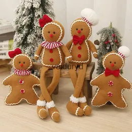 Partydekoration Lebkuchenmann Weihnachtsbaum hängender Anhänger 2023 für Plüsch Weihnachtspuppe Partydekorationen Zuhause 2024 Neujahr Kinder Geschenkvaiduryd