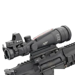 Tático ta11 ta31 3.5x35 retículo de fibra de vidro real caça visão óptica airsoft riflescope escopo holográfico com original t-rlji-con m