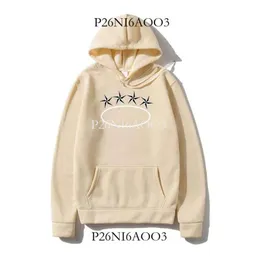 Herrhuvtröjor för män Hoodie Sweatshirts Cortieze New Designer Alcatraz Hoodies Star Print Trend Lång ärm Casual Hoody Top Women's Hip-Hop Loose Hoodie Cortezs Tracksuit 413