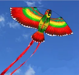 Outdoor Fun Sports 43 Inch Parrot Bird Kites Whole 3 pcs With Handle And Line For Kids Gifts Good Flying High Altitude8349753