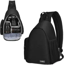 Tillbehör Caden Professional DSLR Camera Bag Camera ryggsäck Vattentät digitalkamera axelväska Videokamera Fall för Sony Canon Nikon