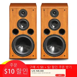 10 Inch 200W 8Ohm High School Low Speaker Bass Silk Film Tweeter F109 hifi Bookshelf Speaker Passive Monitor Fever Sound 240113