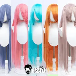 Special Offer Cosplay Long Fiber synthetic Anime Party 44 color 100cm Colourful Free cap 240113