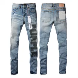 Jeans di marca viola 2024 Designer di primavera Pantaloni in denim da uomo Pantaloni di moda Design dritto Retro Streetwear Pantaloni sportivi casual Usa High Street Slts
