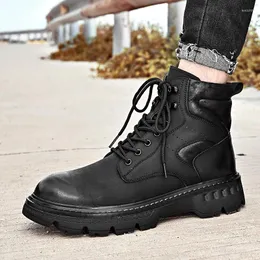 Boots Shoes Men Ankle Lace Up Sneakers Botines Casual Outdoor Botas Zapatos De Hombre Tenis Masculino
