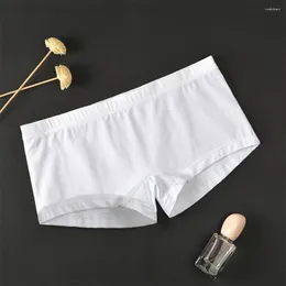 Mutande da uomo sexy boxer in cotone a vita bassa bikini intimo traspirante lingerie pantaloncini tronco slip maschili morbidi senza cuciture