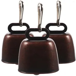 Party Supplies 3 uppsättningar av högljudda klocka Bells Anti-Lost Neck Hang Safe Outdoor Camping Travel med Hanger