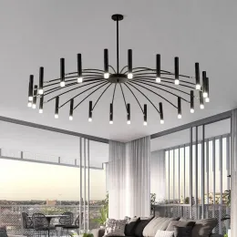 Modern sputnik tak ljuskrona belysning nordisk led pendelljus för vardagsrum dekoration sovrum designer hängande lampa