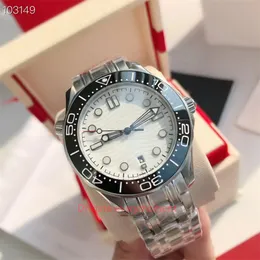 GD Factory Maker 300m herrklockor 8215 Rörelse Automatisk mekanisk klocka 316L Sapphire Wave Mönster Rostfritt stål Dykande armbandsur-H13