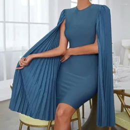 Abiti casual Abito da donna con cintura midi a maniche lunghe Scollo profondo a V sexy con apertura in pizzo e festa Nero Bianco Novità autunnale