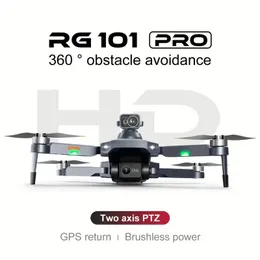 RG101 GPS بدون طيار ، كاميرا مكافحة الميل إلى الميل ، EIS FPV Video 1080p 360 ° تجنب عقبة الليزر ، عودة الطاقة المنخفضة ، لا إشارة إلى الإشارة