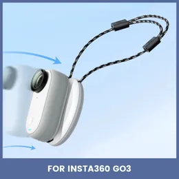 Magnetisk lanyard för Insta360 Go 3 Justerbar hängande rem Dropresistant tummen Action Camera Accessories 240113