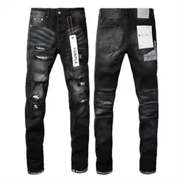 Lila märke jeans 2024 vårdesigner mens denim byxor mode byxor rak design retro streetwear casual sweatpants usa high street eoqv