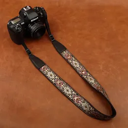 Camin 8411 broderad kameraband mjuk bomull digital nackläder lanyard justerbar längd 240113