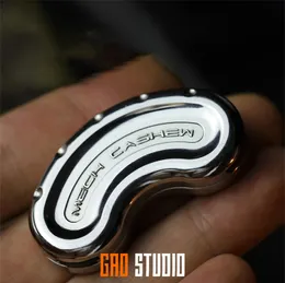 Gao Studio Metal Cashew Fidget 슬라이더 기계적 비자기 EDC 장난감 장난감 압축 손가락 스피너 값 푸시 푸시 240113
