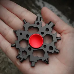 Metal EDC Fidget Spinner Snowflake DEHB Anksiyete Gadget Juguete Para Aliviar El 240113