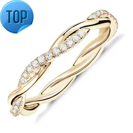 SGARIT fijne gouden band sieraden fabrikant aangepaste sieraden 14K 18K gouden ring Vvs Moissanite diamanten bruiloft verlovingsring vrouwen