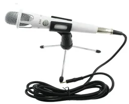 Yeni E300 Kondansatör El Mikrofon XLR Profesyonel Büyük Diyafram Mikrofonu Stand Whound For Computer Stüdyo Vokal Kayıt Karaoke5732028