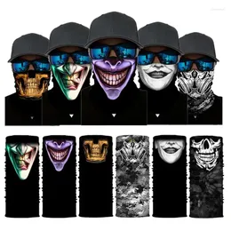 Bandanas Skull Bandana Cycling Face Mask Men Magic Scarf Seamless Motorcycle Tube Shield Cover Balaclava Neck Gaiter Ski