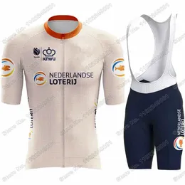 Conjunto de camisa de ciclismo da equipe nacional holandesa, roupas masculinas de campeão mundial holandês, mtb, camisas de bicicleta de estrada, shorts bib 240113