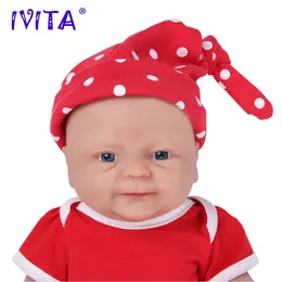IVITA WG1512 14 pulgadas 1,65 kg Cuerpo completo Silicona Bebe Reborn Doll coco Soft Dolls Realista Niña Bebé DIY Juguetes en blanco para niños 240113