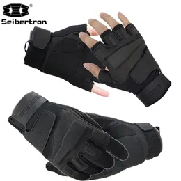 Handschuhe Herren S.O.L.A.G Special Ops Light Assault Tactical Hellstorm Fingerless Halbfinger Vollfinger für Fahrradhandschuhe