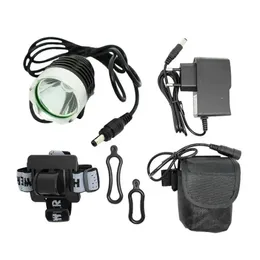 Verlichting Waterdicht Xml T6 Led Fietslicht Voorlamp 1800lm Fietskoplamp Fietsen Zaklamp + 8.4v 18650 Batterij + Oplader