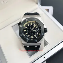 Orologio meccanico automatico di alta qualità 15500 15720 8215 movimento orologi da uomo bracciale in caucciù impermeabile profondo acciaio inossidabile 316L Orologi da polso GD Maker-H