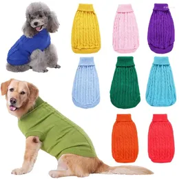 Hondenkleding Kat Trui Winter Warme kleding voor kleine grote honden Puppy Gebreide kleding Chihuahua Maltese Labrador huisdierjas