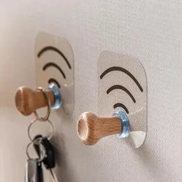 후크 2pcs Wi -Fi Wall Hook 교수형 홀더 조직 랙 선반 용품