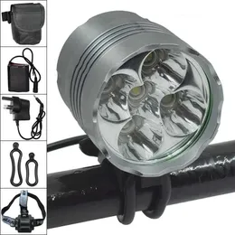 조명 Wasafire 7000lm Super Bright Bike Light 5*XML T6 LED 자전거 전면 전면 라이트 MTB 헤드 라이트 사이클링 헤드 램프 + 18650 배터리 팩