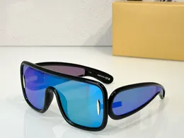 Oversized óculos de sol máscara preto azul espelho lente homens mulheres sunnies gafas de sol designer óculos de sol tons occhiali da sole uv400 proteção óculos