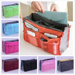 Toiletries Storage Bag Women Insert Handbag Organizer Purse Makeup Case Storage Liner Bag Tidy Travel Insert Storage Bags
