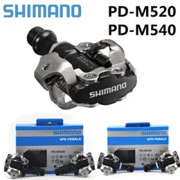 Shimano original pdm540 pdm520 pedais de bicicleta mtb ciclismo autotravamento pedal pd m540520 acessórios 240113