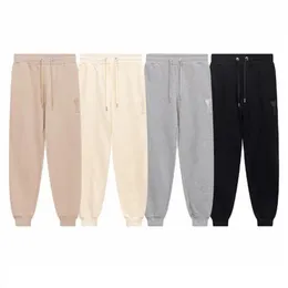 Våren och hösten New Miri Guard Pants Classic Love Brodered Men's and Women's Casual Pants Fashionable Sports Pants Minimalist Leggings Croped Pants