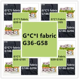 Marca jacquard G36-58 tecido vestido casaco casa diy tecido poliéster terno casa camisa diy designer tecido