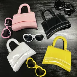 Küçük kızlar çantalar tasarımcı çocuk çanta çanta güneş gözlüğü çocuk çanta setleri Bolsas Inspirada 240113