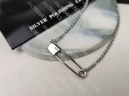 Fashion Pin Pendant Necklace Chain Bijoux för män och kvinnor Trend Personlighet Punk Cross Style Lovers Gift Hip Hop Jewelry Zmzw