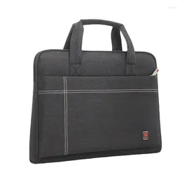 Briefcases 114 Oxford Cloth Conference Totes Large-capacity Fashion Briefcase Water-repellent File Simple Handbag A4 Information Bag