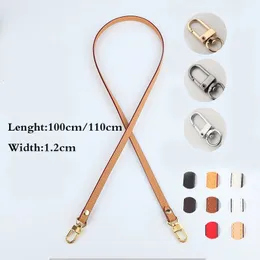 Trendy Cowhide Bag Strap Handbag Belt Shoulder Messenger Crossbody Genuine Leather Bag Strap Replacement Women Bag Accessories 240113