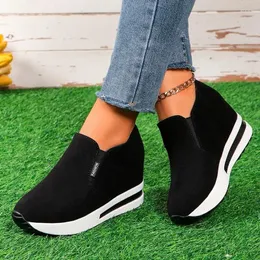 Sapatos de vestido cunhas plataforma mulheres casuais esportes primavera tênis designer ao ar livre bombas de caminhada 2024 marca correndo zapatos mujer